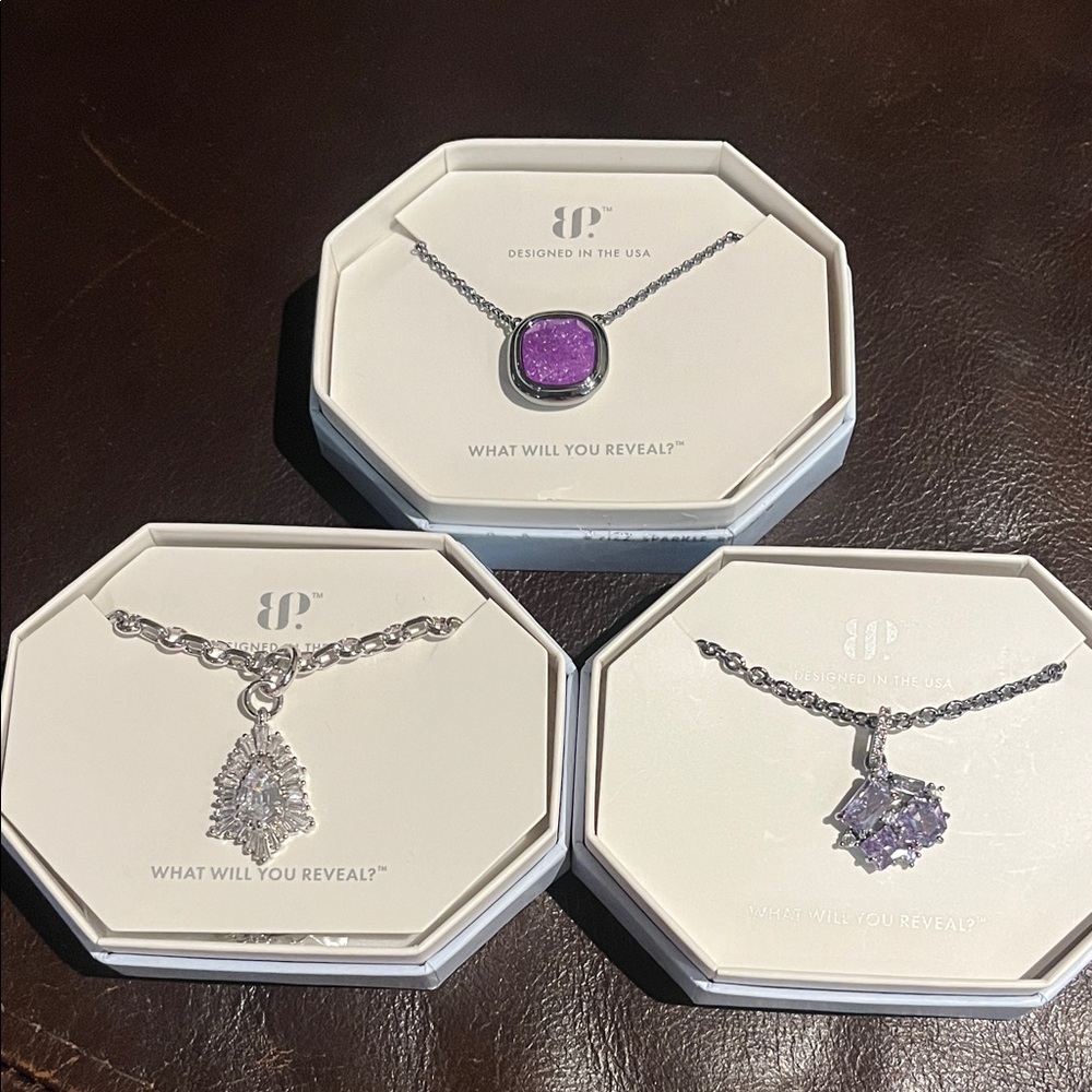 Bomb Party - set of 3 necklaces